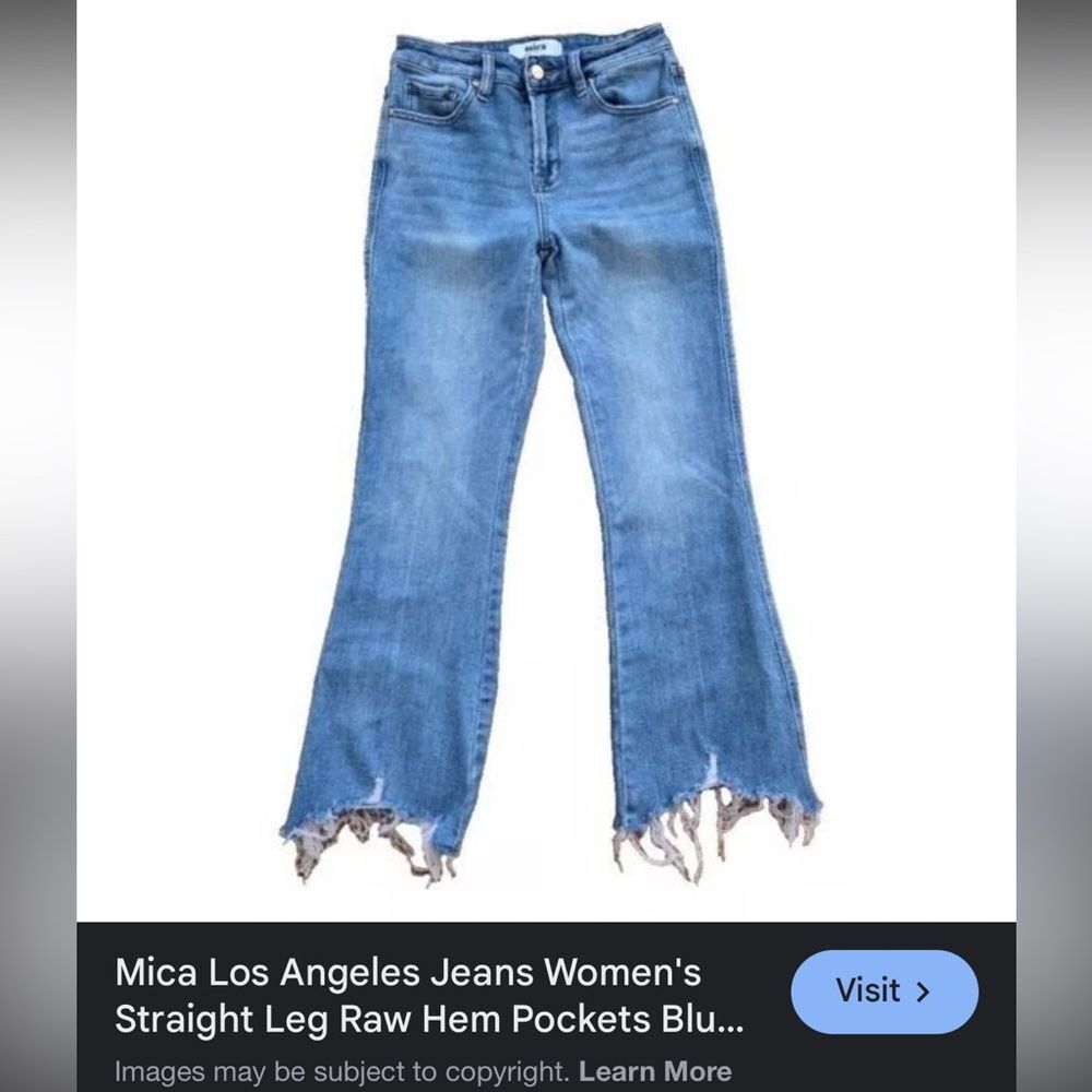 Mica LA Flare Cropped Jeans